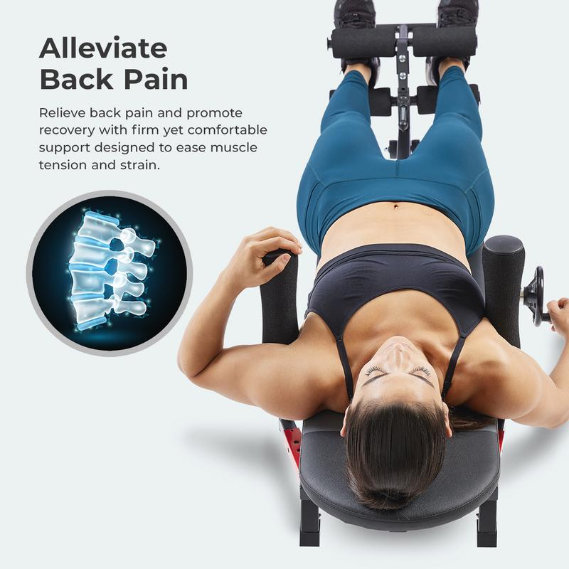 24FITNESS — Heavy-Duty Back Stretcher & Inversion Table | 400 LB Capacity VIP