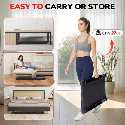 24FITNESS Smart Walking Pad — Portable Under Desk Treadmill | Remote & APP Control