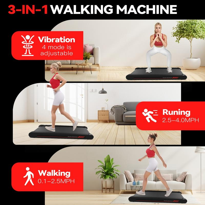 24FITNESS Smart Walking Pad — Portable Under Desk Treadmill | Remote & APP Control