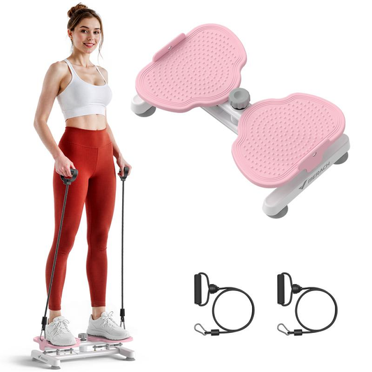 24FITNESS SummerVibes Waist Twist Machine — Silent Abs & Core Trainer | Non-Slip Twister Board