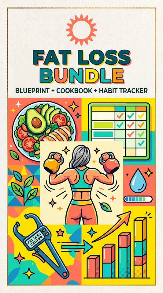 Fat Loss Bundle: Blueprint + Cookbook + Habit Tracker