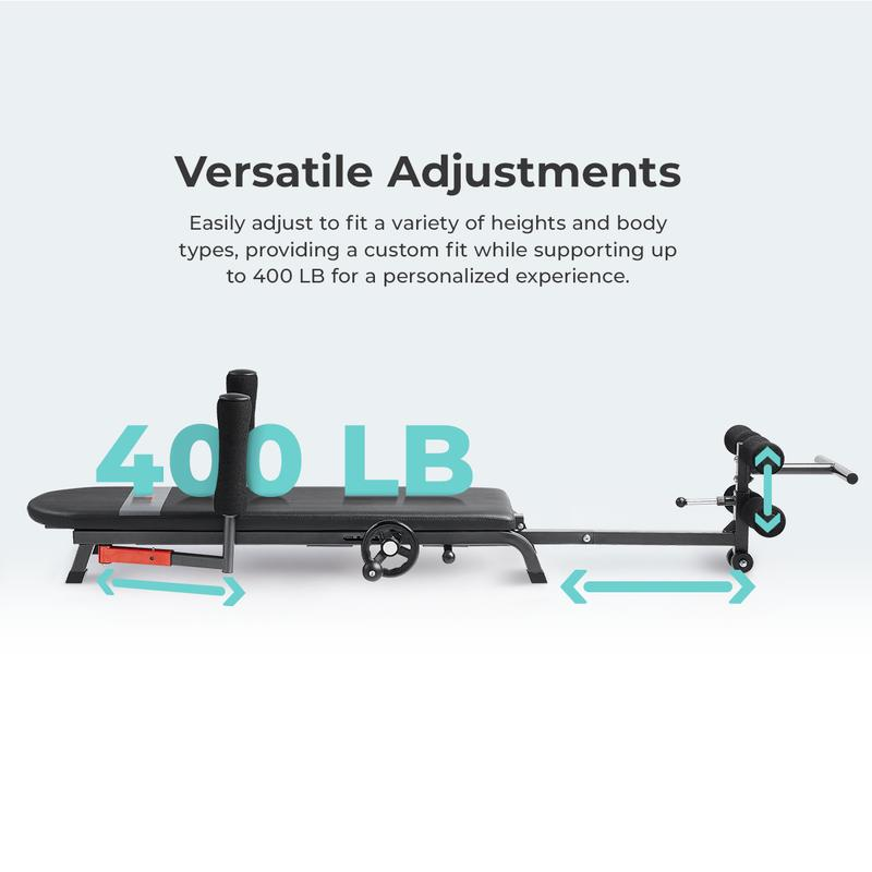 24FITNESS — Heavy-Duty Back Stretcher & Inversion Table | 400 LB Capacity VIP