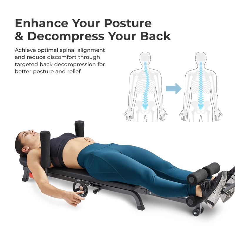 24FITNESS — Heavy-Duty Back Stretcher & Inversion Table | 400 LB Capacity VIP