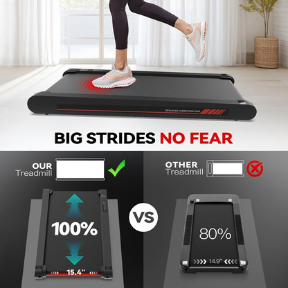 24FITNESS Smart Walking Pad — Portable Under Desk Treadmill | Remote & APP Control