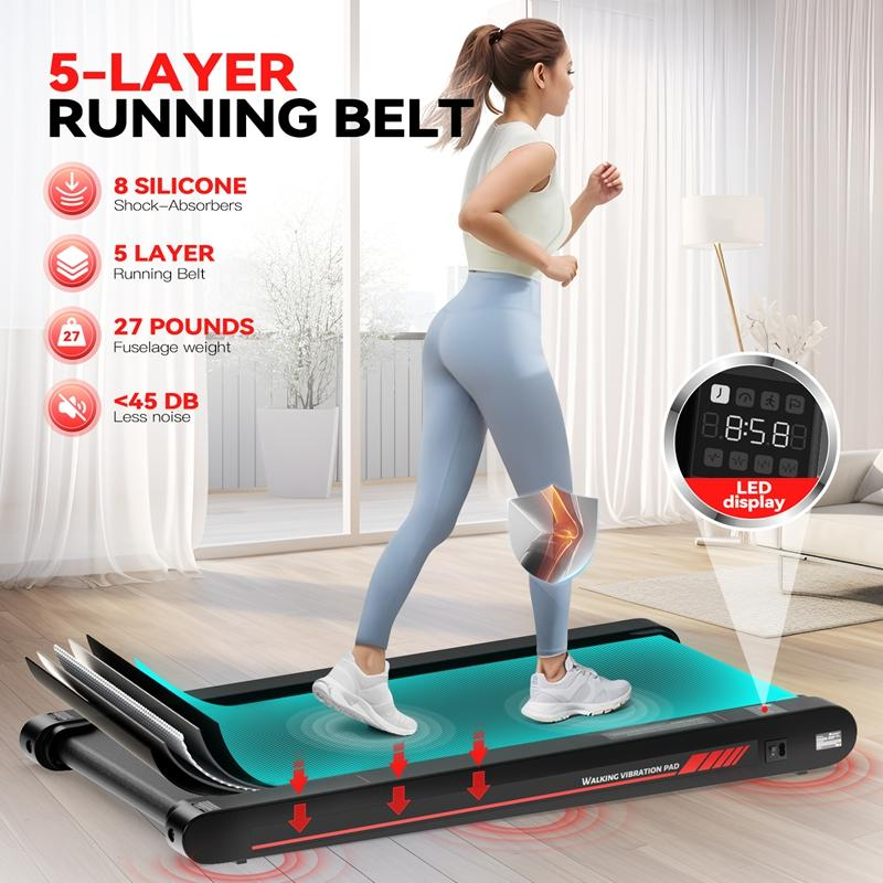 24FITNESS Smart Walking Pad — Portable Under Desk Treadmill | Remote & APP Control